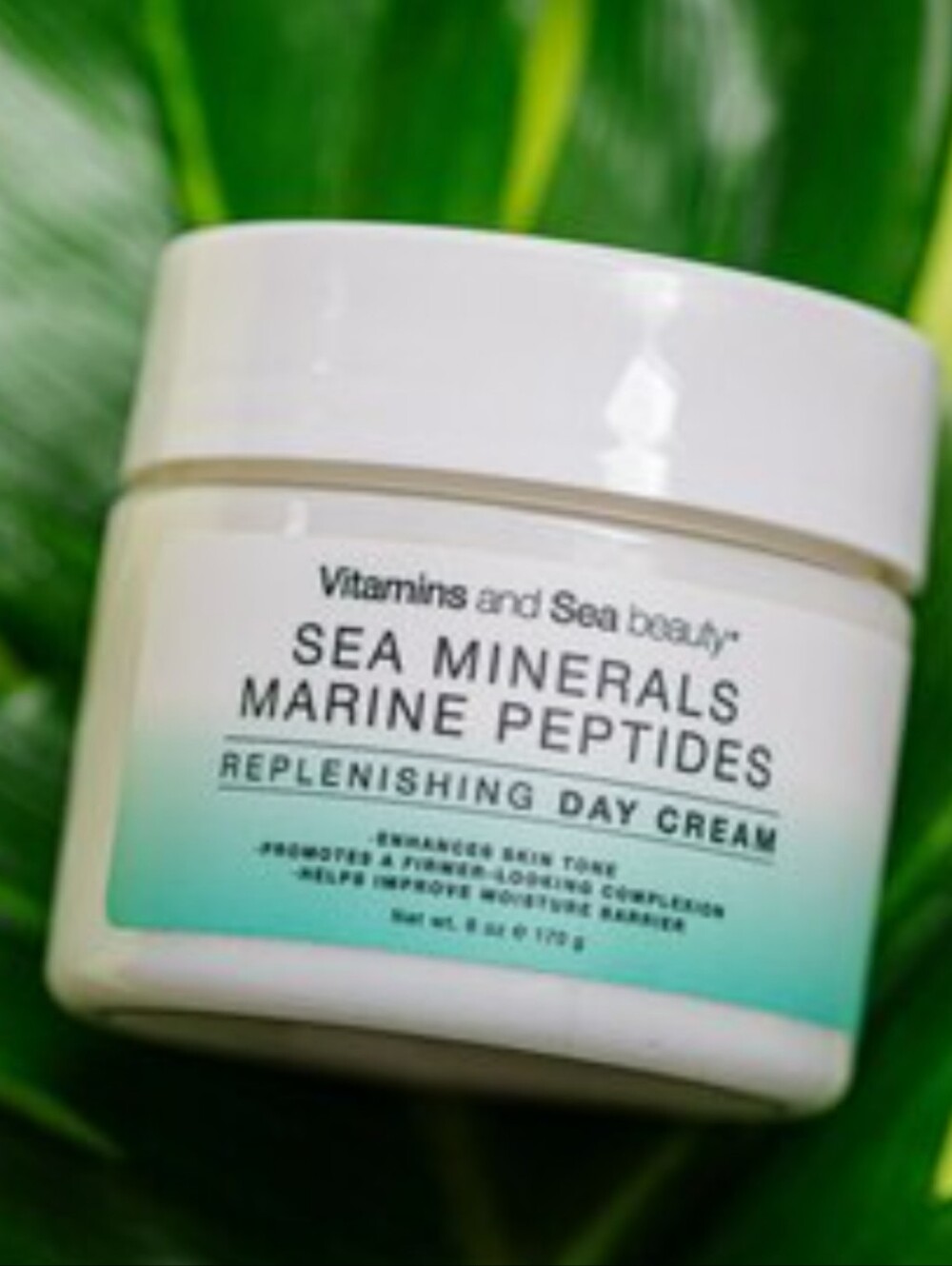 Sea Minerals Marine Peptides Replenishing Day Cream - White/Teal